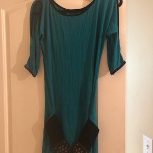 Cold shoulder red mango dress/top